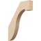Ekena Millwork 3-inch W x 18-inch D x 24-inch H Del Monte Rough Cedar Woodgrain TimberThane Knee Brace, Primed BRCUR03X18X24DELRCPR - alternate 1